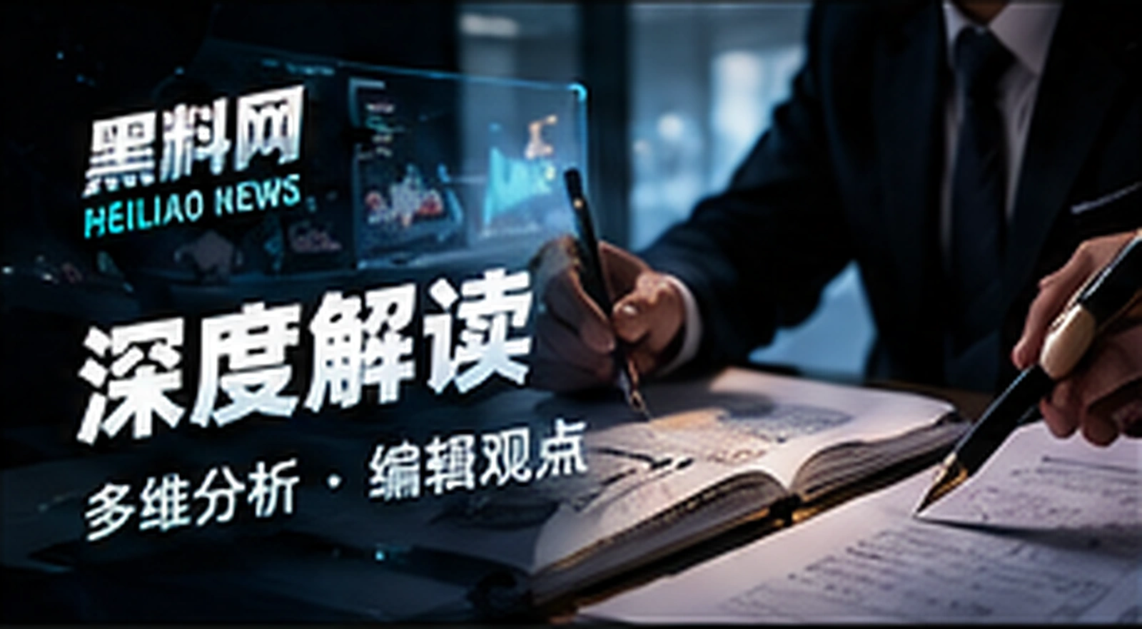 深度阅读与分析图表概念视觉,概念配图